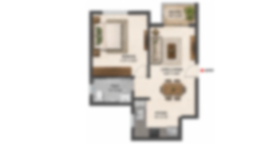 Parkglen Kalyan West 1 BHK Villa Layout Plan