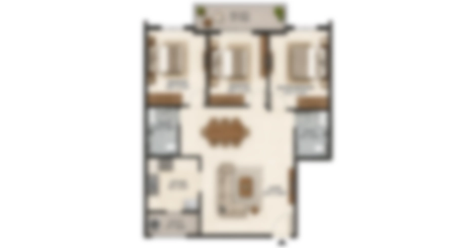 Parkglen Kalyan West 3 BHK Villa Floor Plan